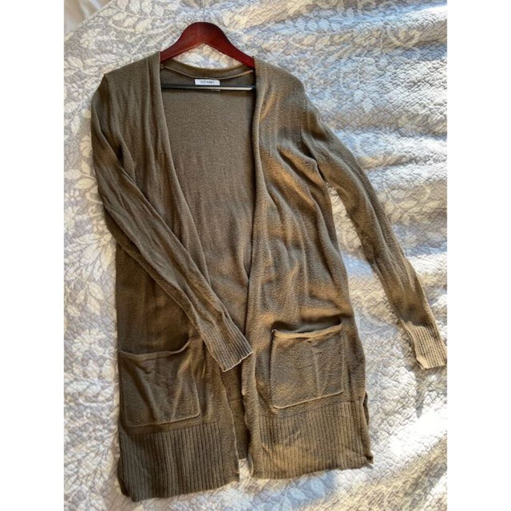 Long-Line Open-Front Sweater for Women - medium TALL